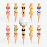 Bikini Lady Golf Tees — Funny Novelty Gift